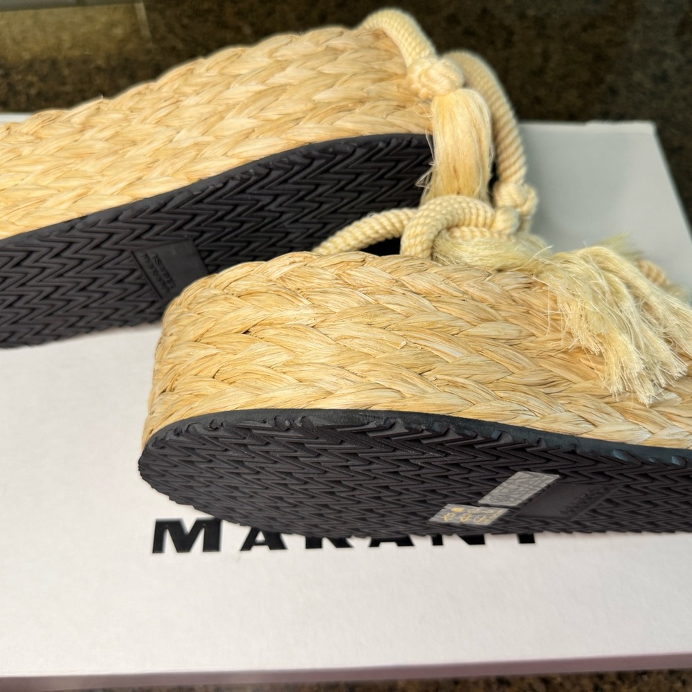 Isabel Marant Cream Rope Sandals - Picture 6 of 9